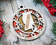 LASERCUT STATE ORNAMENT - MISSISSIPPI