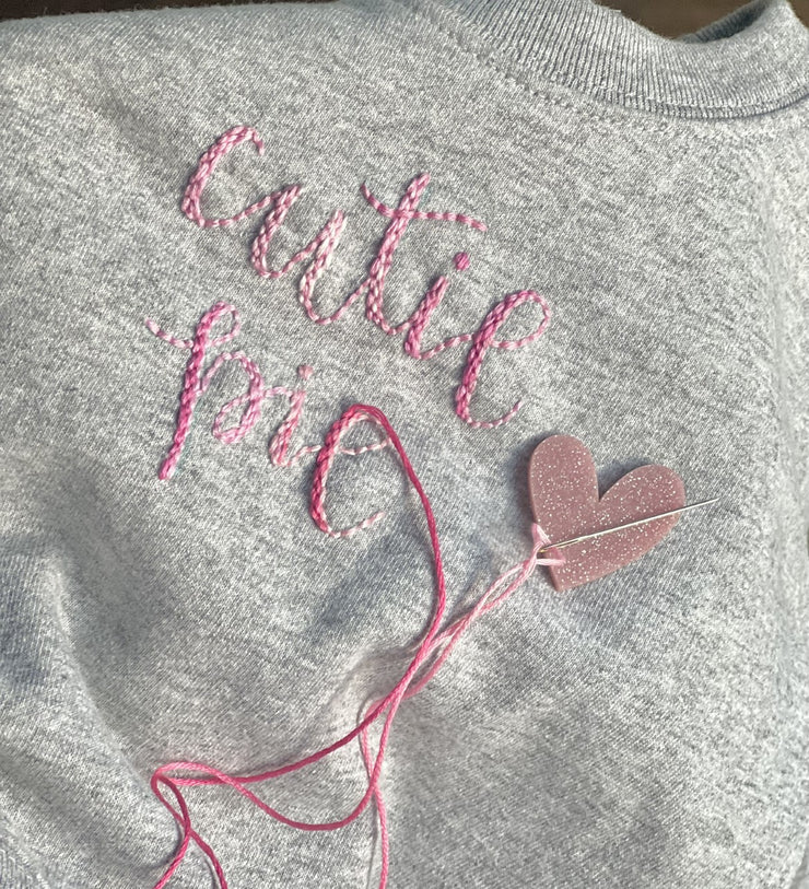 PINK GLITTER HEART MAGNETIC NEEDLE MINDER